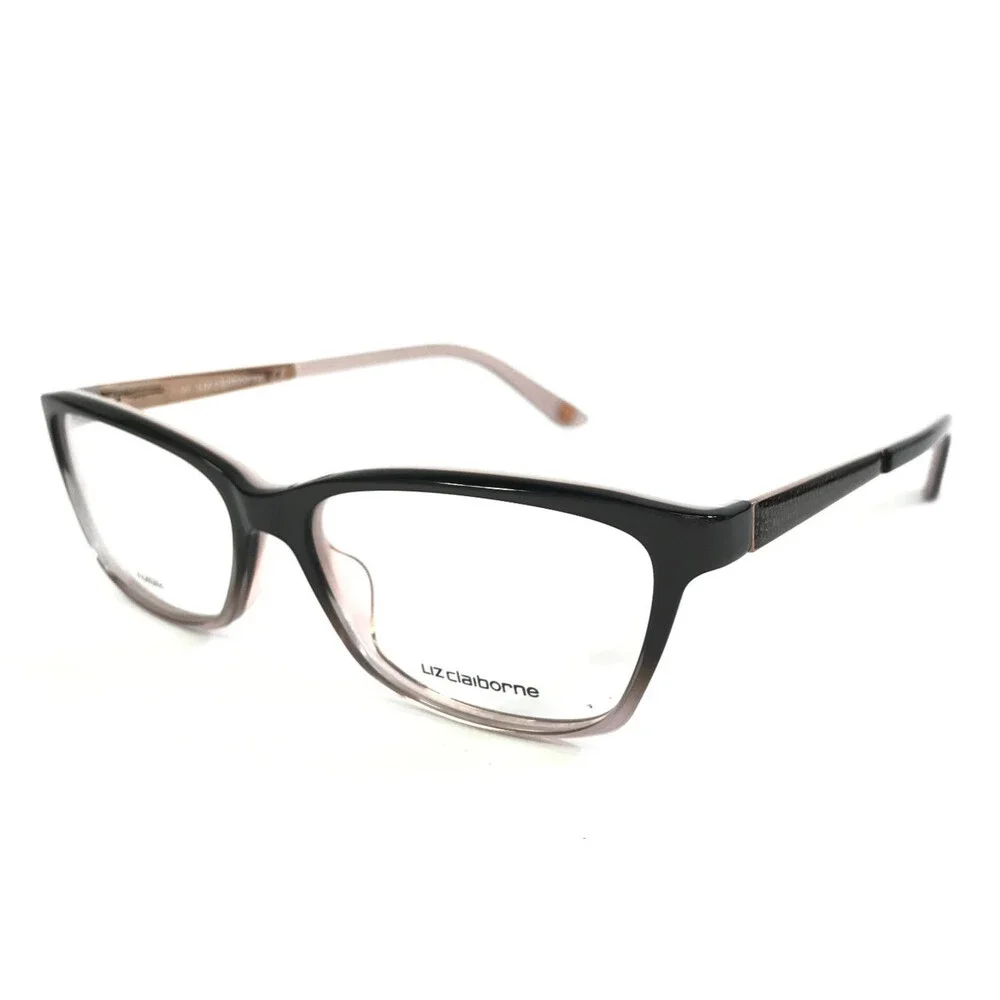 Liz Claiborne Eyeglasses Frames L646 HAQ Gray Gold Gradient Fade 52-15-135